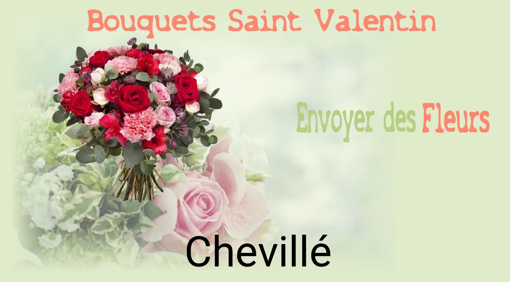 Roses de Saint-Valentin livrées à Chevillé
